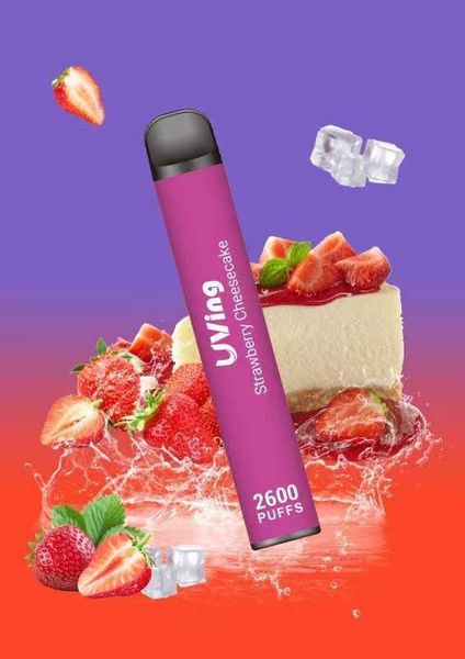 Купить Одноразовый Pod UVing S1 - Strawberry Cheesecake (2600 затяжек)