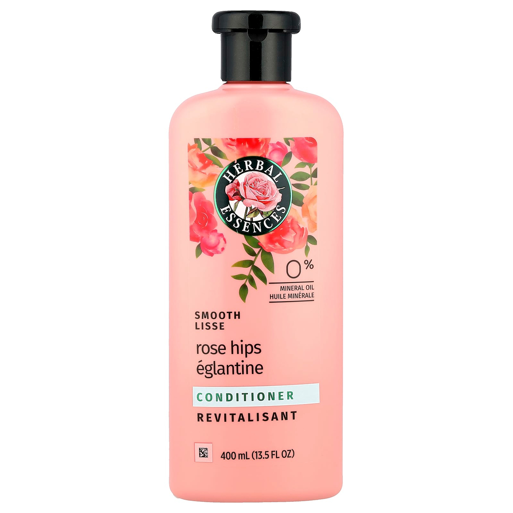 Herbal Essences, Smooth, кондиционер, шиповник, 13,5 жидких унций (400 мл)