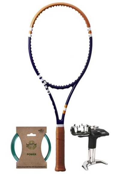 Теннисная ракетка Wilson Blade 98 16x19 V8 Roland Garros 2023 струны и натяжка в подарок