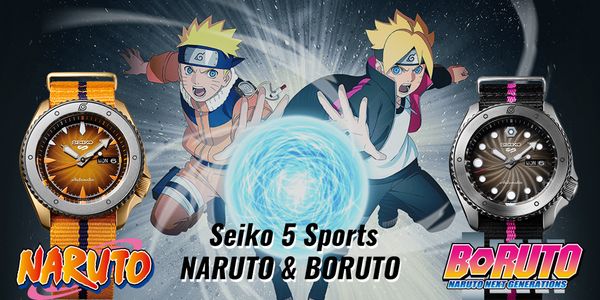 Seiko 5 Sports встречает НАРУТО и БОРУТО.