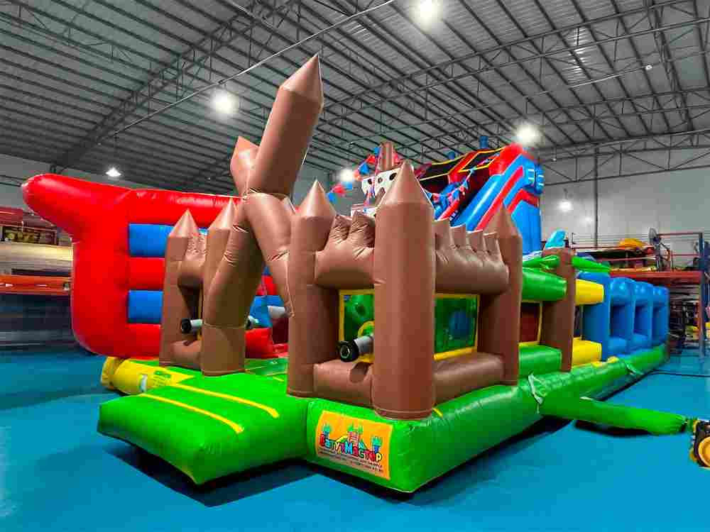 Коммерческий надувной батут «Говорящая акула», 12*7*7,5 м