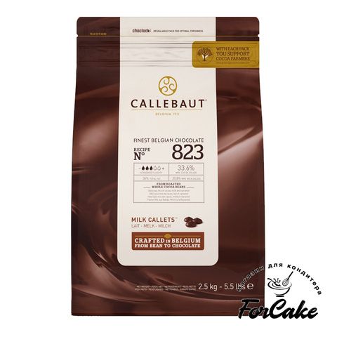 Шоколад Callebaut молочный 33,6%