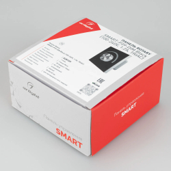 Панель SMART-P37-DIM-IN Black (230V, 1.2A, TRIAC, Rotary, 2.4G) (Arlight, IP20 Пластик, 5 лет) 028109