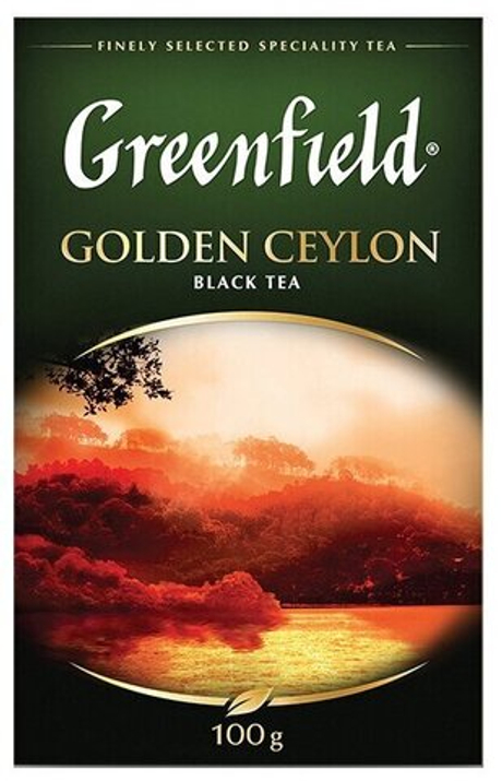 Чай Гринфилд 100г Голден Цейлон