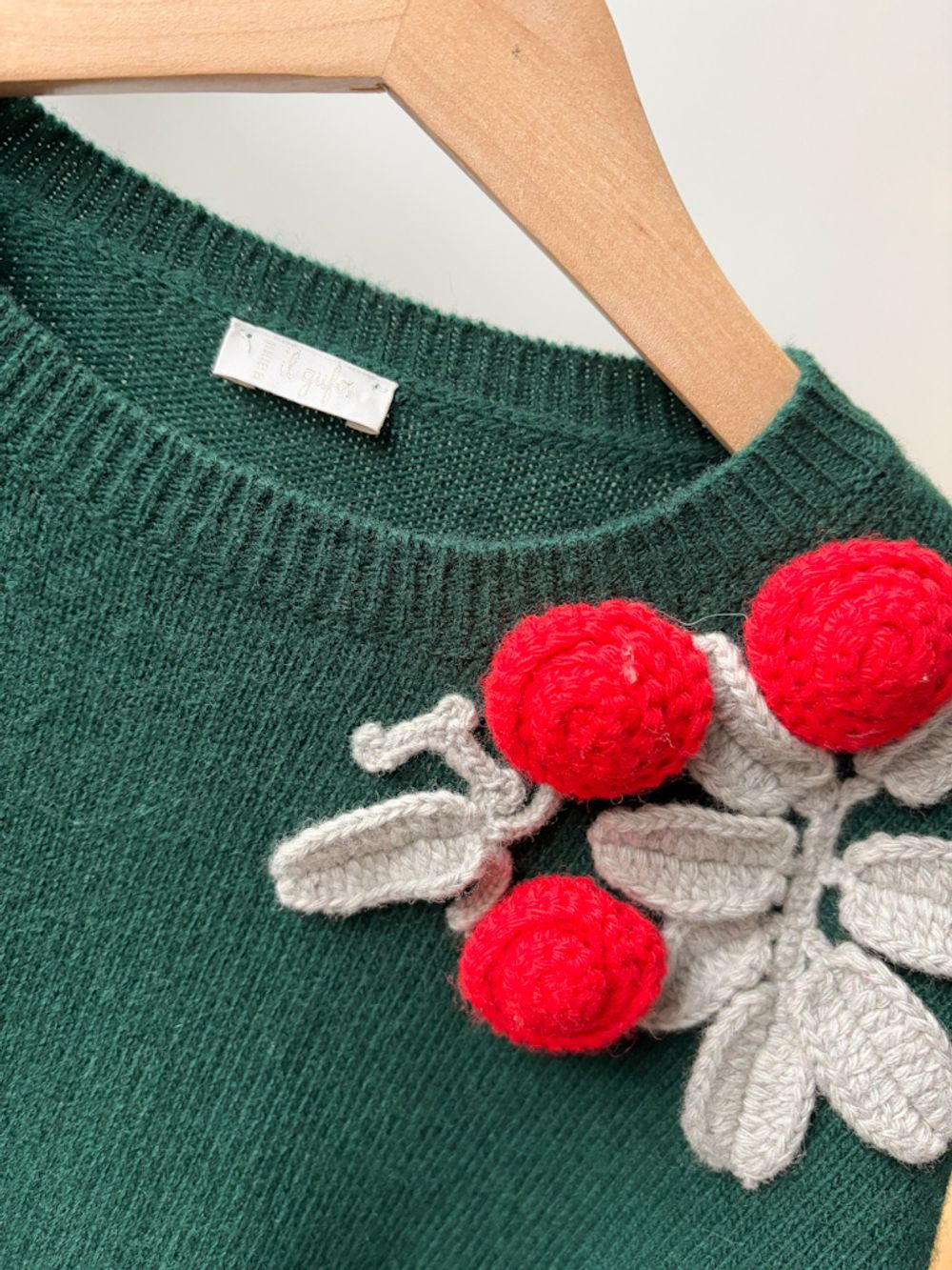 Шерстяной джемпер Il Gufo, 128