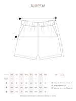 Шорты Mjölk Happy Flowers