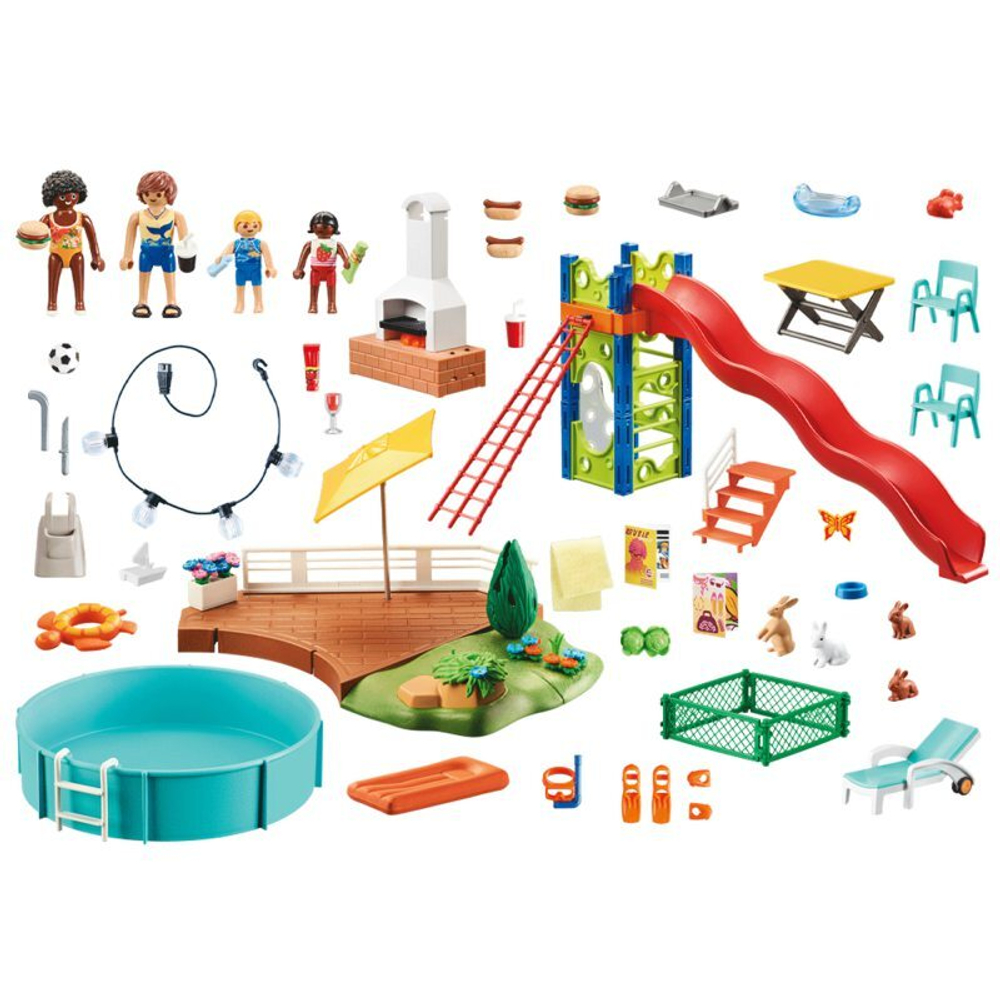 Конструктор Вечеринка у бассейна Playmobil 70987 (свет)