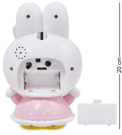 GAEM Art CL-77/2 Будильник «Зайка» белый