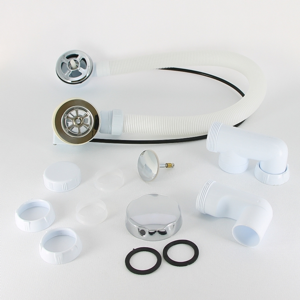 СЛИВ-ПЕРЕЛИВ WIRQUIN ДЛЯ ВАННЫ L700ММ 03806