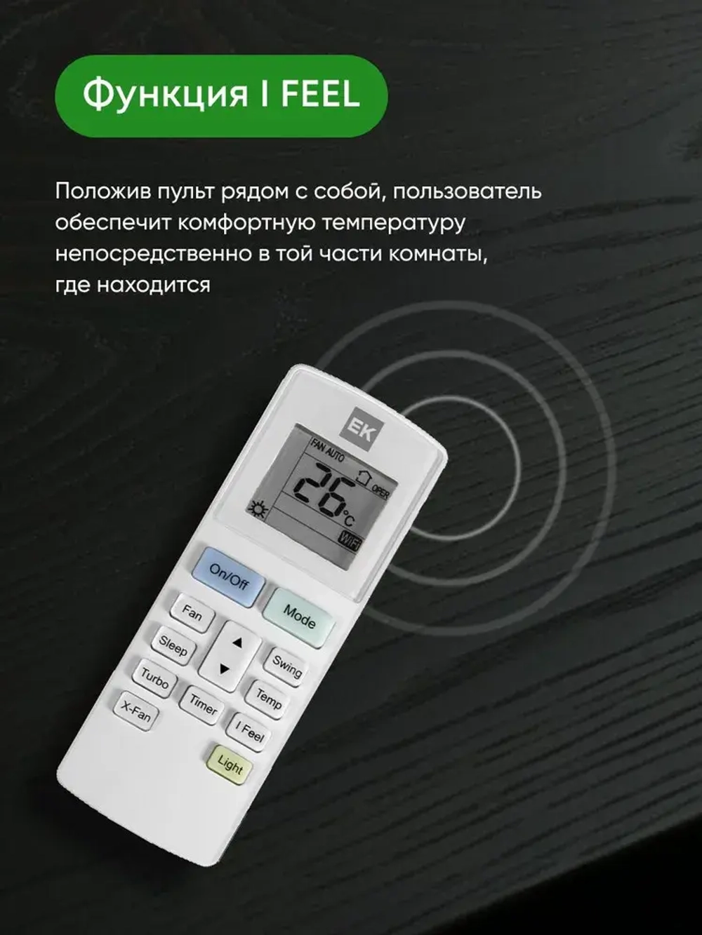 Сплит-системы EuroKlimat серия Futura on/off EKSF-35HN/EKOF-35HN