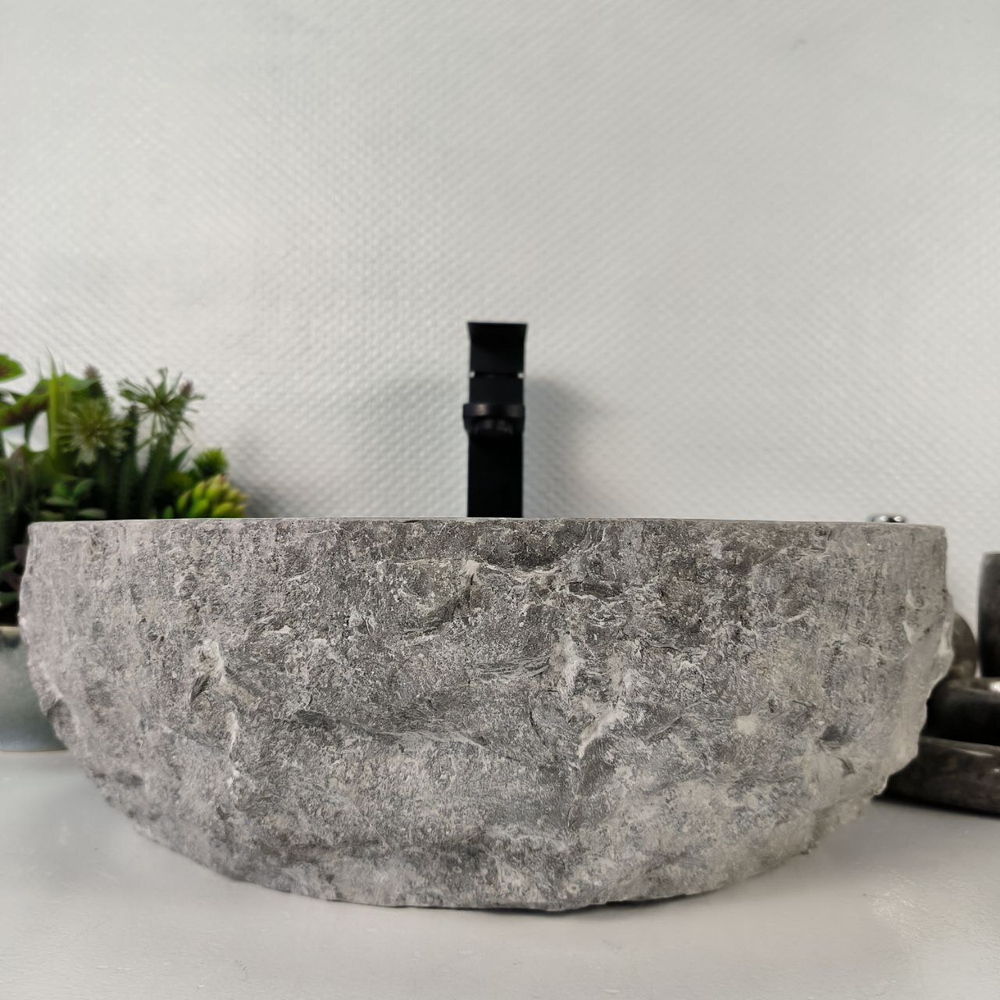 Раковина из мрамора Erozy Grey EM-64522 46*40*15 0187