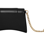 Balenciaga Cow Leather Card Holder Card Holder Women"s Black