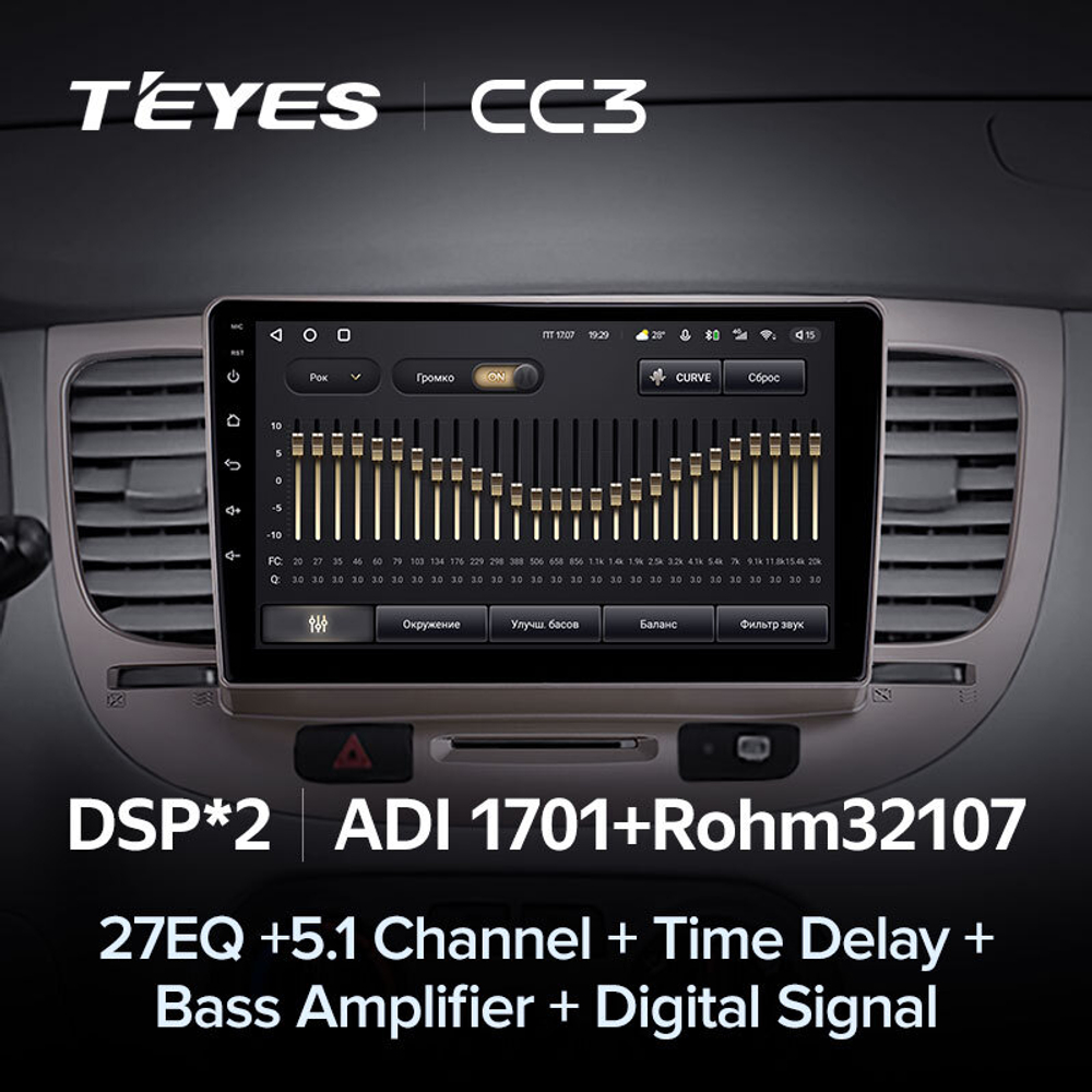 Teyes CC3 9" для KIA Rio 2 2005-2011