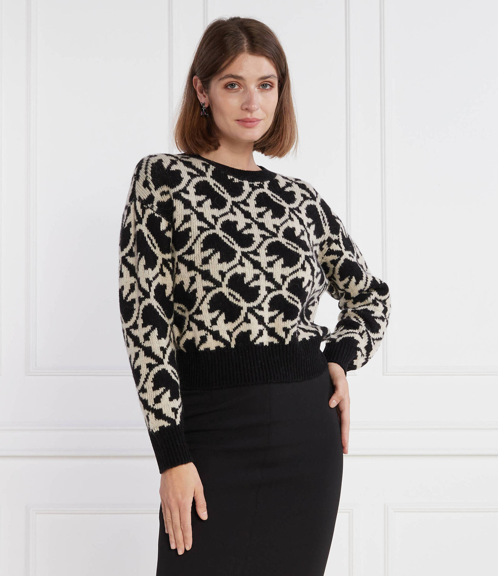 Хлопковый свитер Pinko - черный(101574 A11F)