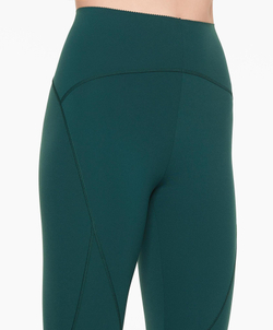 OYSHO Компрессионные легинсы Compressive Basic до щиколотки, длина 65 см, темно-зеленый