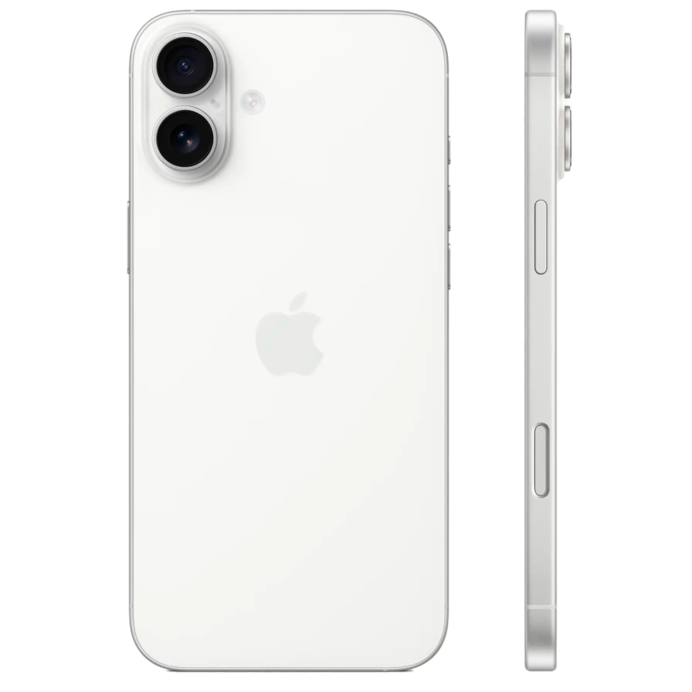 Смартфон Apple iPhone 16 Plus 128GB, Dual Sim, White (Белый)