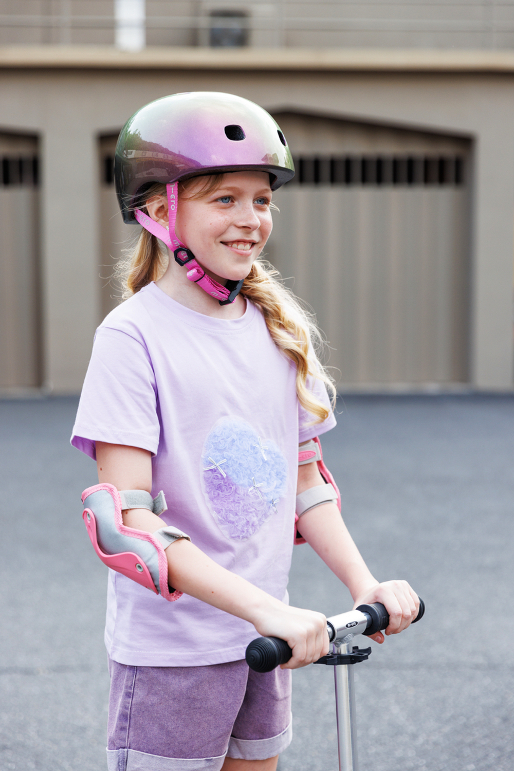 Шлем Micro - Неохром розовый (M) BOX