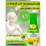 GARDEX Naturin 75 мл. Спрей от комаров для детей с 2 лет