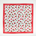 Шейный платок «Карельская брусника», 70×70 см