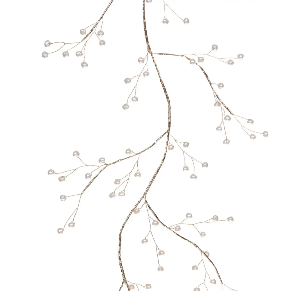 Ветка декоративная «Жемчужное сияние» 100 см, Белый