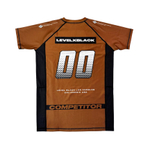 Рашгард Level x Black COMPETITOR коричневый