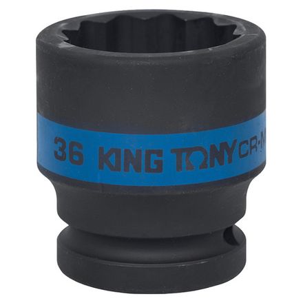 Цена на KING TONY (653036M) Головка торцевая ударная двенадцатигранная 3/4", 36 мм