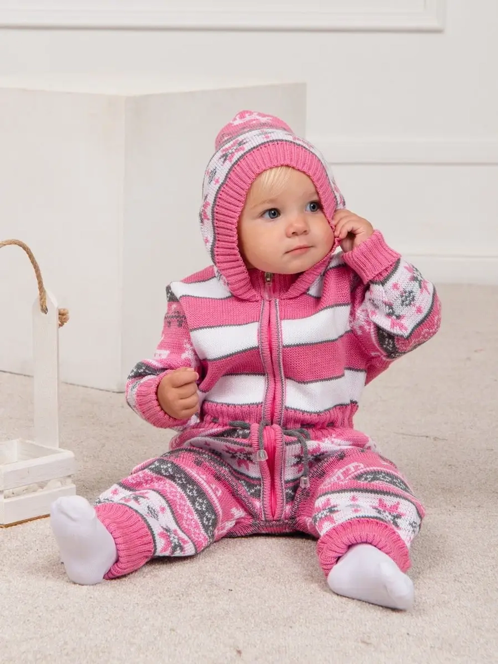 Комбинезон вязаный "Скандинавия"