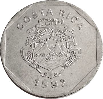 10 колонов 1992 Коста-Рика