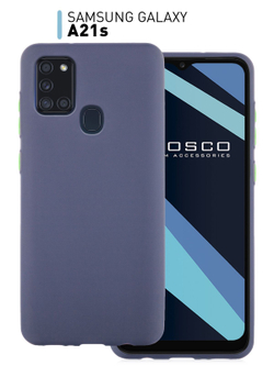 Чехол ROSCO для Samsung Galaxy A21s оптом (арт. SS-A21S-FRESH-BLUE-YELLOW)