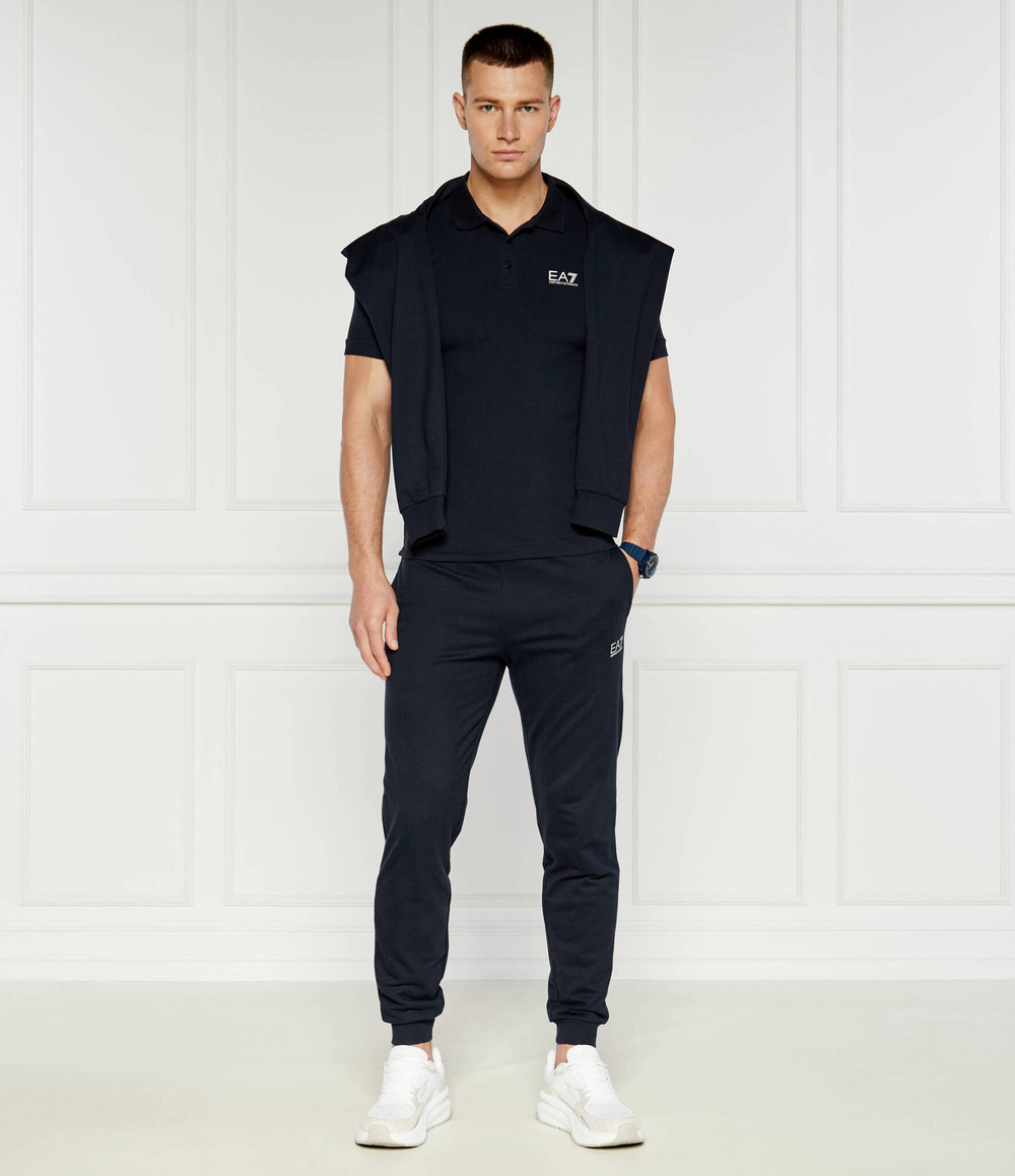 Поло EA7 - темно-синий(8NPF14 PJVQZ)