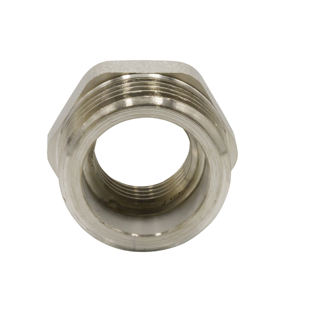 Футорка 1'' - 1/2'' нар/вн никель