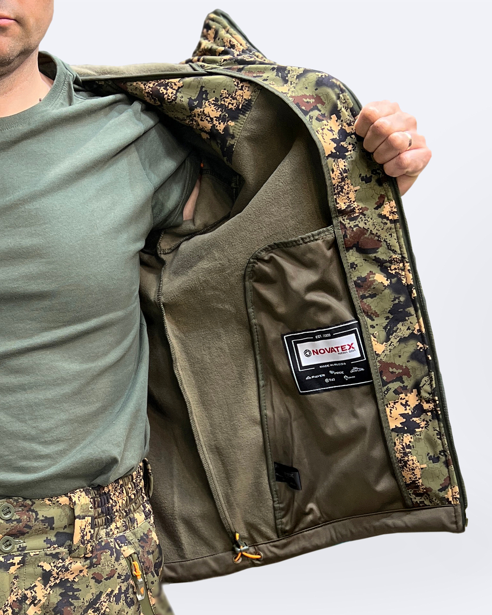 Костюм Pride Магнум SoftShell демисезонный, мембрана 10000/10000, Лес