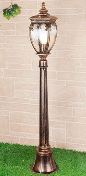 Светильник на столбе Andromeda F GLYF-8024F чёрное золото Elektrostandard