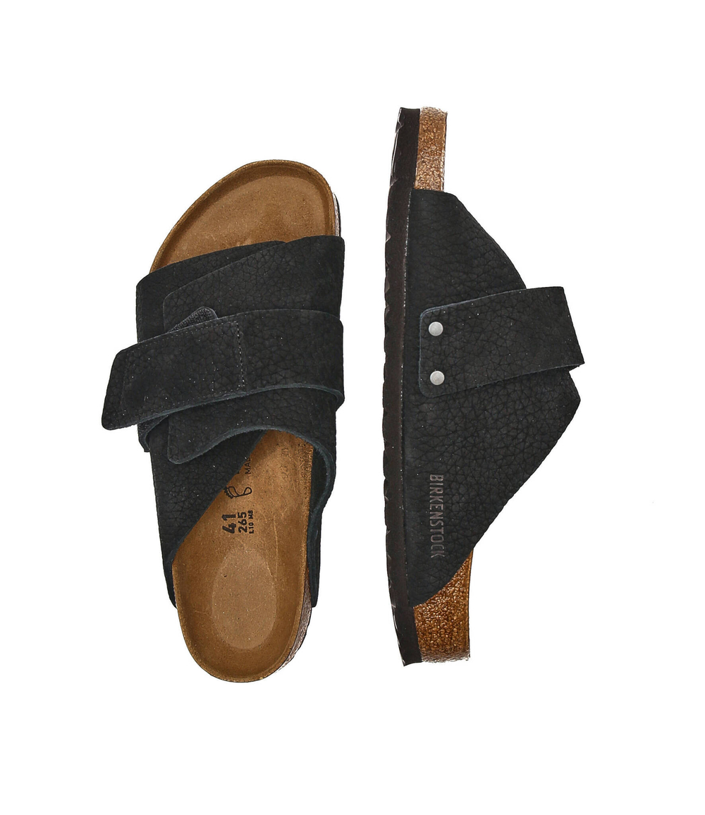 Кожаные шлепанцы kyoto Birkenstock - черный(1020388)