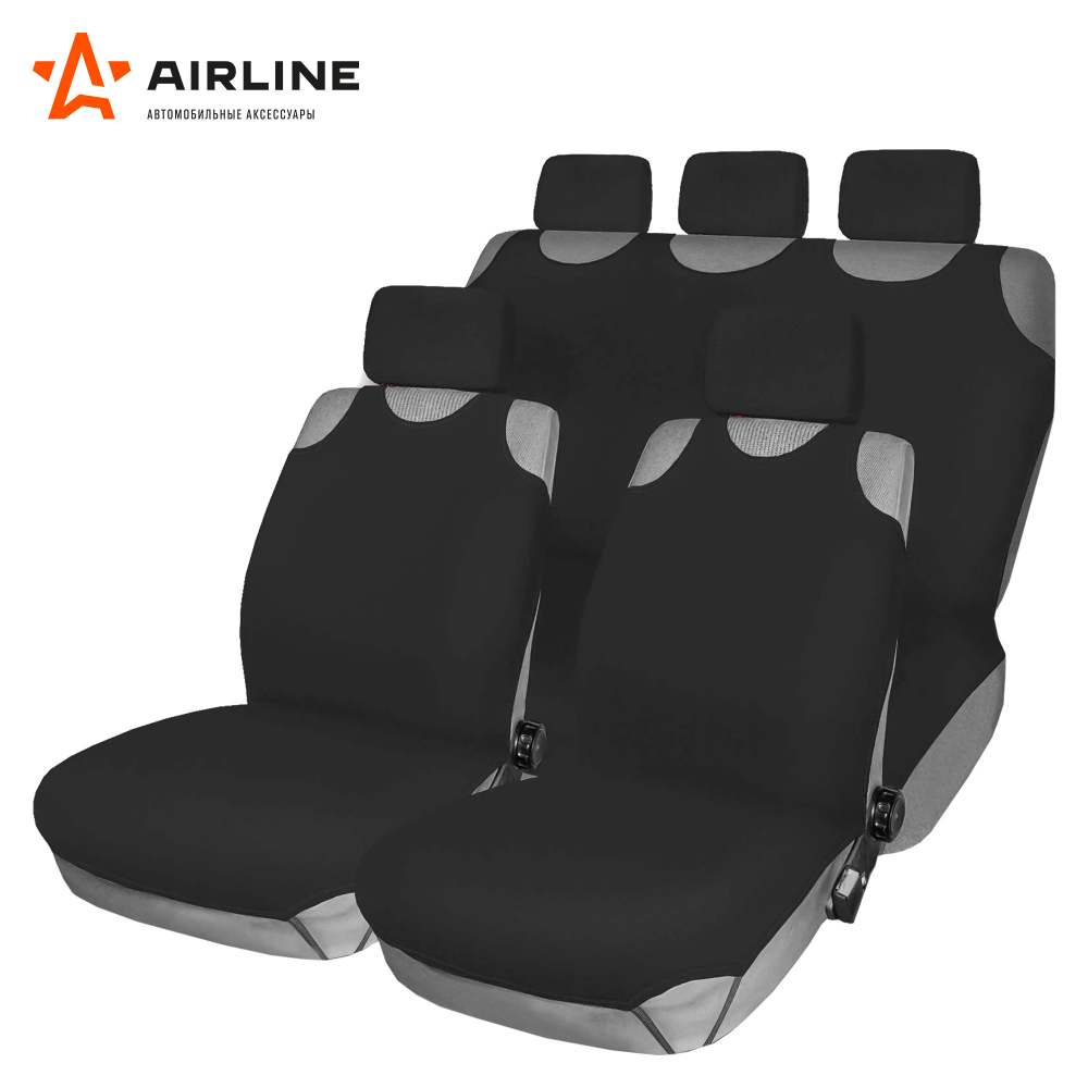 Чехлы - майки комплект Airline F1k полиэстер черные