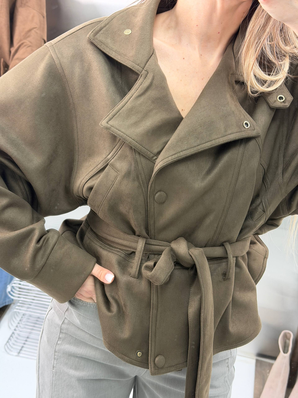 Куртка женская арт. 6796 цвет "хаки"