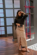 Юбка в пайетках