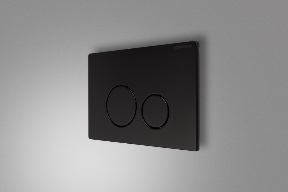 Клавиша для инсталляции CHARUS Robusto FP.330.MB.05, черный матовый