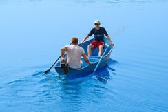 Лодка стеклопластиковая WYATBOAT Омуль