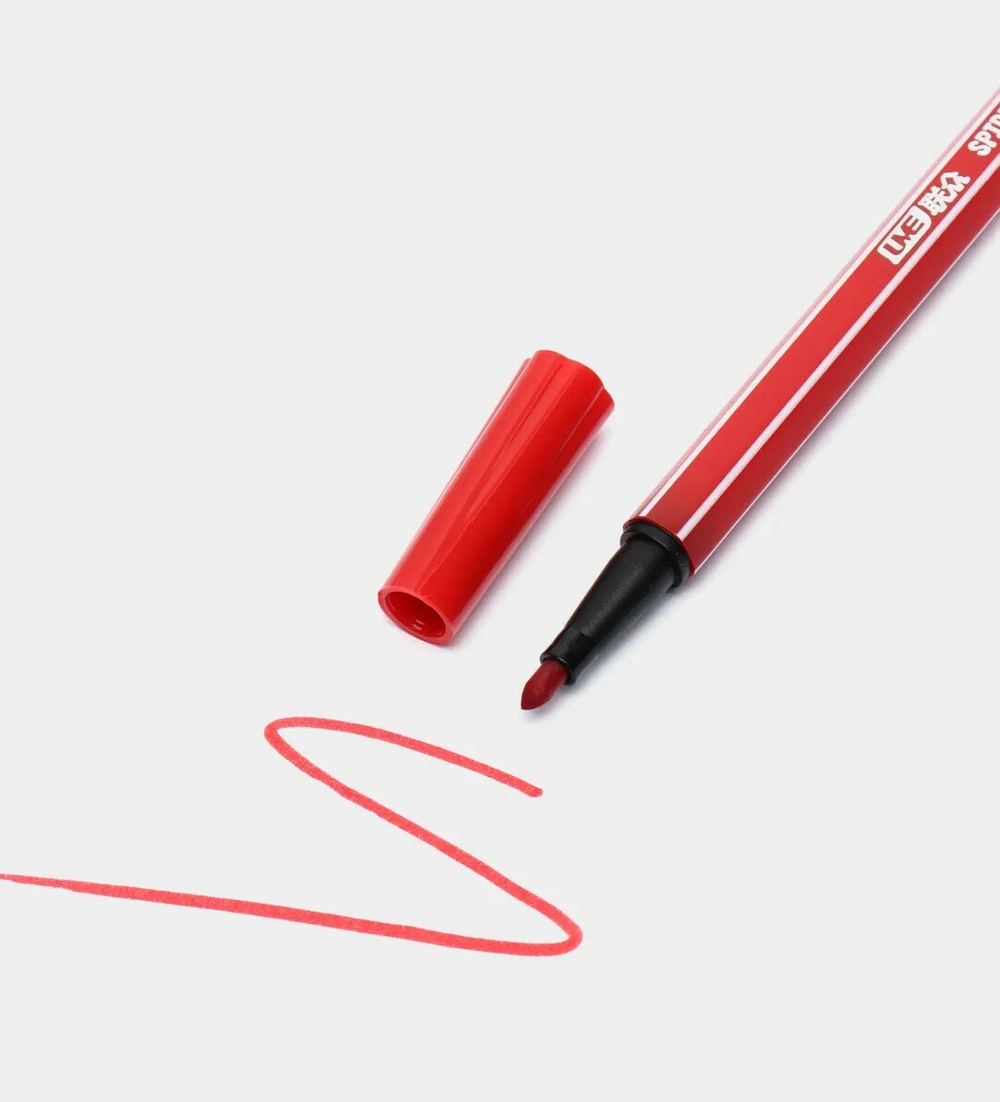 Фломастеры для рисования набор 12 цветов, Человек паук