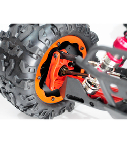 Радиоуправляемый монстр Remo Hobby Dinosaurs Master Brushless UPGRADE (красный) 4WD 2.4G 1/8 RTR