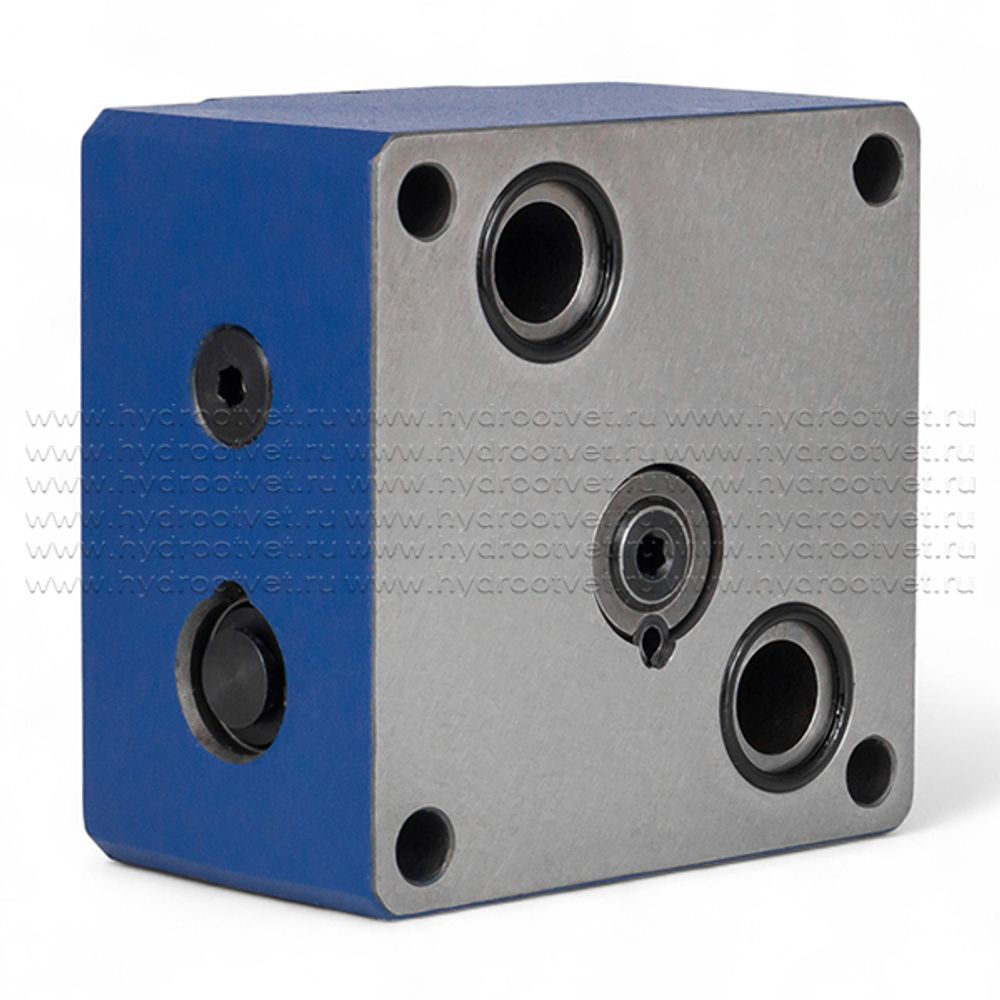 2FRM16-2X/100L - Регулятор расхода Ду16 для монтажа на плиту, номинальный расход 100 л/мин, регулировка компенсатора - нет