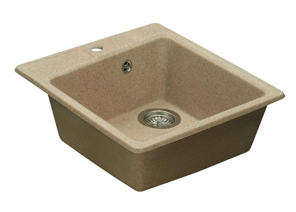 Кухонная Мойка Парма 510*470*175 мм Песочная (аналог тем беж) NEW