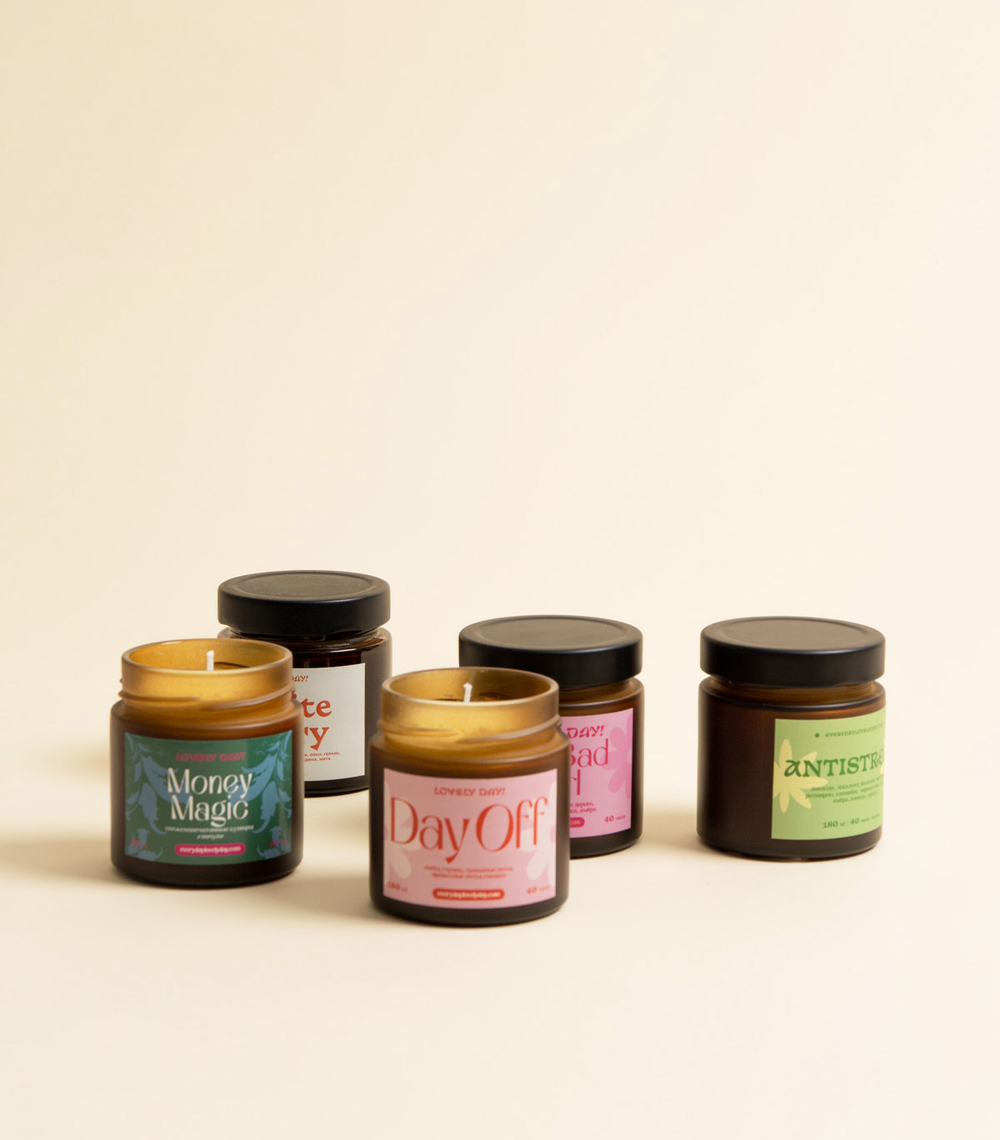 Свеча – Simply Genius, 180 мл | Lovely Day