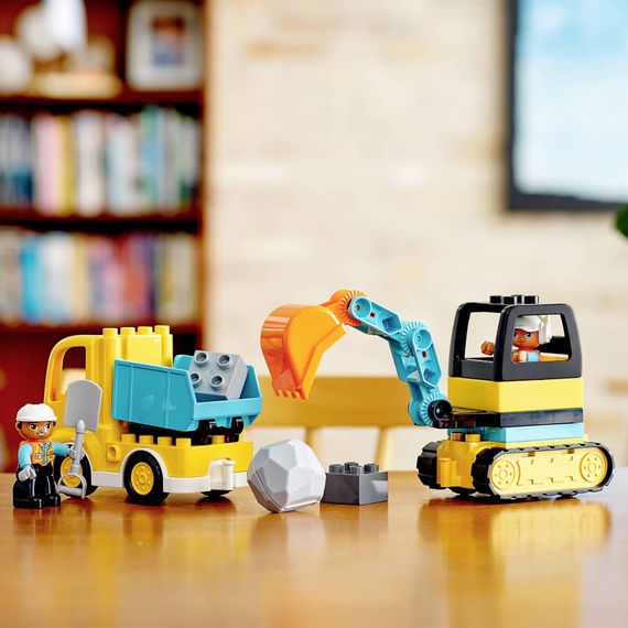 Lego konstruktor Duplo Truck &amp; Tracked Excavator