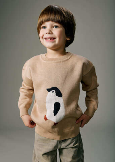 Джемпер вязаный (пингвин)