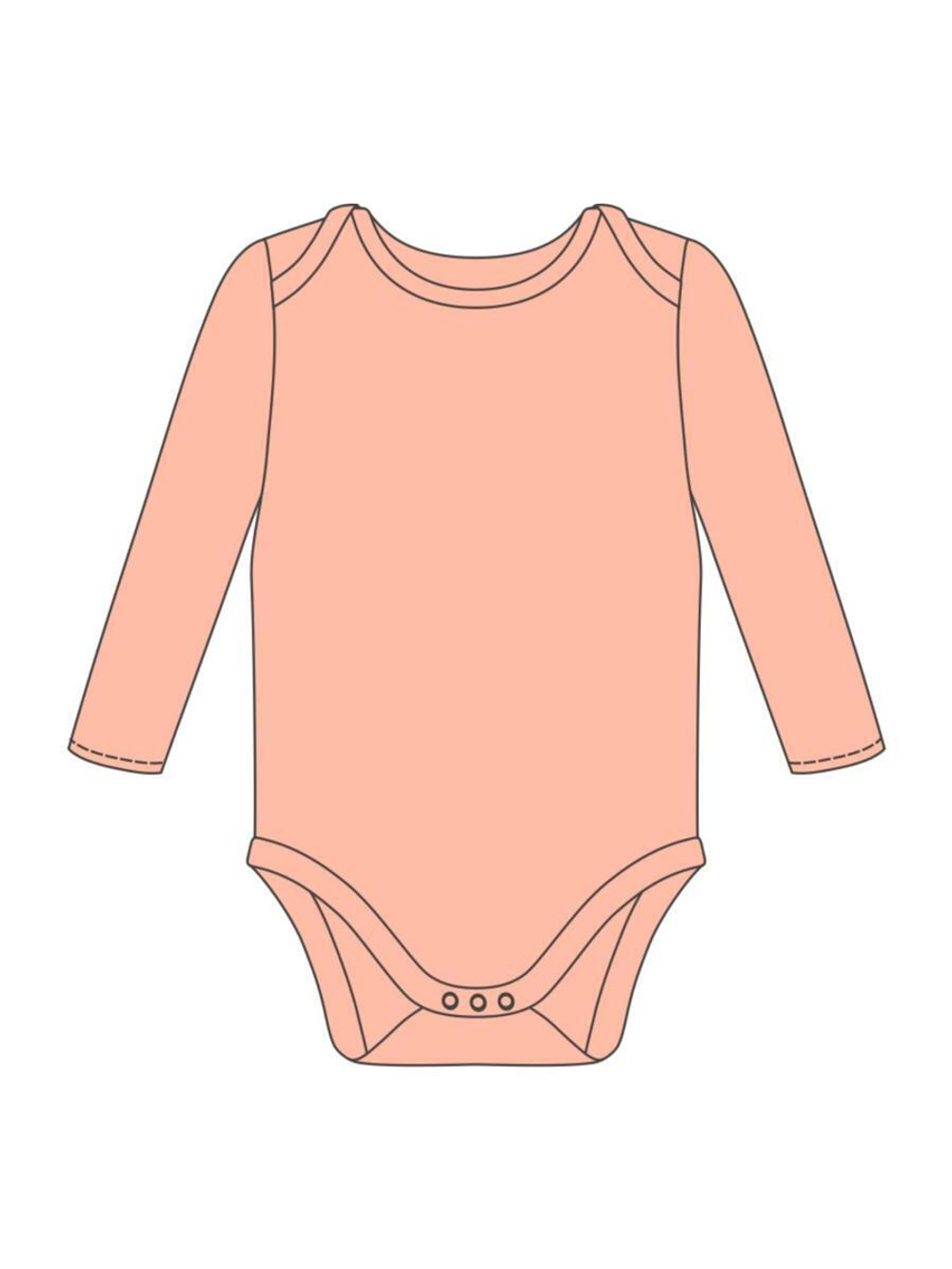 Боди "Сюрприз-1" р. 68, Персиковый (Ивашка)