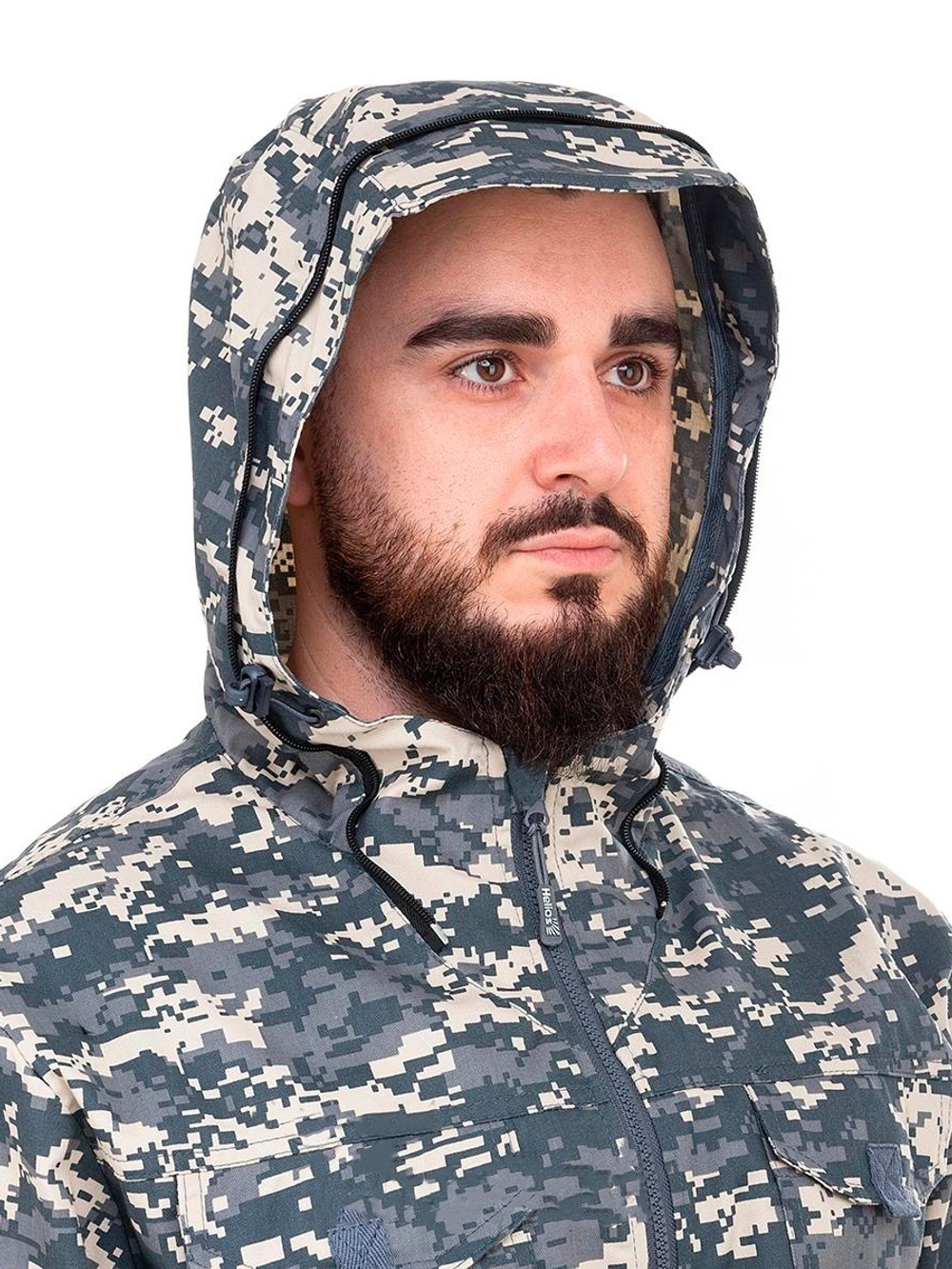 Костюм летний антимоскитный Helios Тайган, цвет серый пиксель, размер 52-54/170-176 (T-KS-T-GP5072-2XL-1)