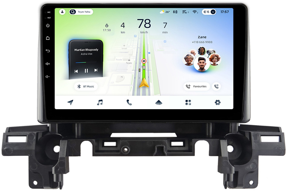 Магнитола для Mazda CX-5 KF 2017-2024, CX-8 - Teyes CC4L монитор 9" IPS на Android 14, Snapdragon 662, CarPlay, 4G SIM-слот