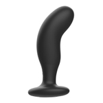 Черный анальный вибратор с пультом ДУ (Цвет: черный)